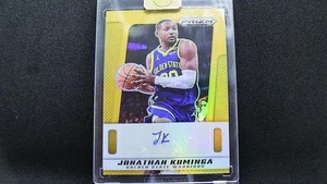 2024-25 Panini Prizm Deca Signatures GOLD 10/10 Jonathan Kuminga #PDS-JKU Auto - Bild 1 von 3