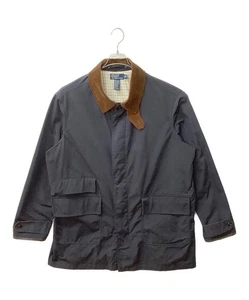 RAR Vintage 90er POLO RALPH LAUREN Trenchcoat XXL Tall Navy Cord Kinnriemen. - Bild 1 von 10