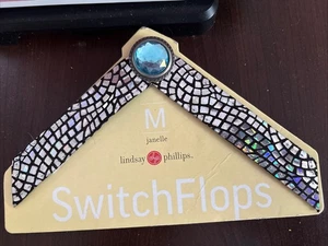 SWITCH FLOPS Lindsay Phillips Interchangeable Straps MEDIUM Janelle New - Picture 1 of 2