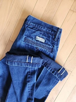 Left Field NYC Selvedge Indigo Chino Denim Work Trouser Pants Made USA 32x32 - Image 1 of 4
