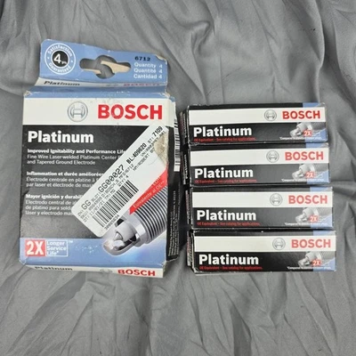 全新 4 件 BOSCH 6712 白金火花塞 4 件套 — 第 1/2 张图片