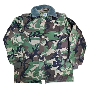 Seltene Original 80er IDF Israelische Armee Winter M81 Woodland Camo Jacke XXXL #32 - Bild 1 von 12