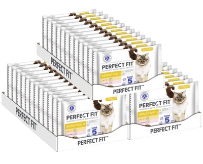 156x85 g Perfect Fit Katze Katzenfutter Nassfutter Sensitive mit Huhn & Lachs - Bild 1 von 4