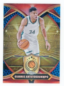 2024 Topps Chrome Giannis Antetokounmpo #BOD-12 Blue – Ball of Duty Insert - Picture 1 of 2