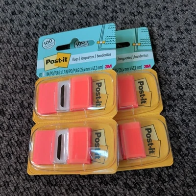 Post-it Sticky Flags: 1 in. x 1.7 in. (Orange) - Qty 2 - Image 1 of 2