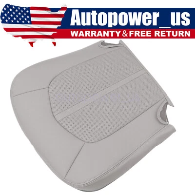 Cubierta de asiento de cuero perforado inferior izquierda gris para Cadillac CTS 2008-2013 Foto 1 de 4