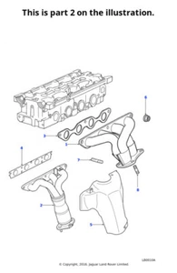 Land Rover Genuine Manifold Engine Exhaust Fits Freelander 1996-2006 WCJ000360 - Picture 1 of 9