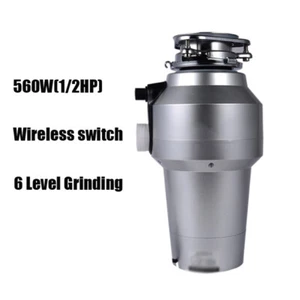 560W Home Kitchen Food Waste Disposal Crusher Household Garbage Disposer 1200 ML - Picture 1 of 13