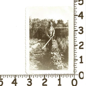 Photograph Sepia The Man with The Hoe 1943 - Early 1900s - Picture 1 of 1