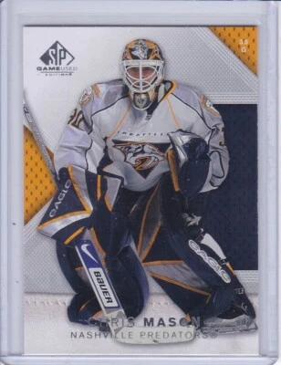 Chris Mason 2007 SP Game Used Hockey Card 44 - Image 1 of 2