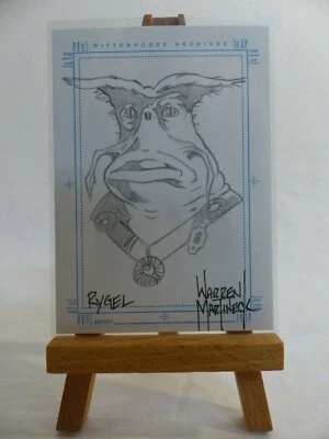 Farscape Season 3 sketch trading card sketchaFEX Rygel by Warren Martineck - Image 1 of 3