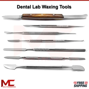 Dentist Laboratory Waxing Mixing Porcelain Wax Carving Sculpting Cement Tools    - Picture 1 of 9