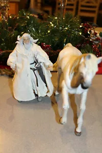 Gandolf der weiße Herr der Ringe Actionfigur 7"" Mantel & SCHWERT & SCHATTEN FAX 8X11 - Bild 1 von 11