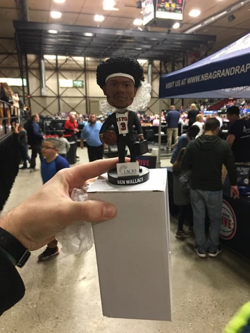 NIB 2020 Grand Rapids Drive BEN WALLACE Detroit Pistons Bobblehead Cover