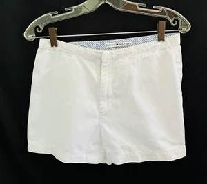 Pantalones Cortos Tommy Hilfiger Blanco 3-1/4" Entrepierna 100% Algodón - Talla 6 - Imagen 1 de 2
