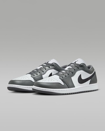 Taglia 7 GS Air Jordan 1 Low Retro grigio ferro 553560 152