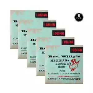 5er-Satz Dunlop Rev Willy's Billy Gibbons Signature Gitarrensaiten 08-40 - Bild 1 von 6