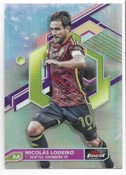 Nicolas Lodeiro Seattle Sounders 2023 Topps Finest MLS Refractors #57 - Image 1 of 1