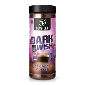 Bevzilla Black Roast Dark Wish 100% Arabica Coffee Powder Strong Coffee 200g - Picture 1 of 12
