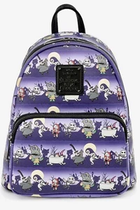 Mini mochila LoungeFly Pesadilla antes de Navidad Halloween. Original NUEVO. - Imagen 1 de 5