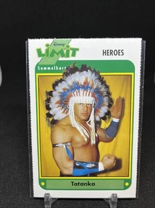1994 DISNEY LIMIT MAGAZINE CARD - TATANKA WWF WWE HEROES **RARE** - Picture 1 of 2