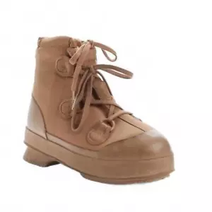 EUC Acne Studios Brown Vulcanized Lace-Up Boots SOLD OUT! - Picture 1 of 7