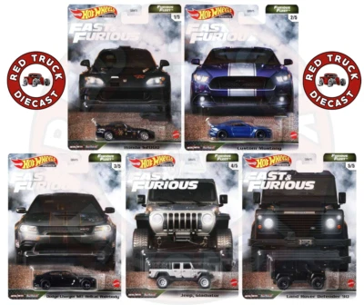 HOT WHEELS FAST & FURIOUS 2021 N CASE FURIOUS FLEET SET - image 1 of 4