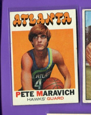 1971 Topps #55 Pete Maravich (2nd Year Card), VGEX