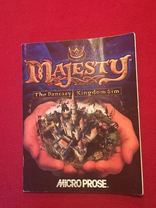 Majesty Fantasy Kingdom SIM User’s Manual Micro Prose Game Guide Book - Picture 1 of 3