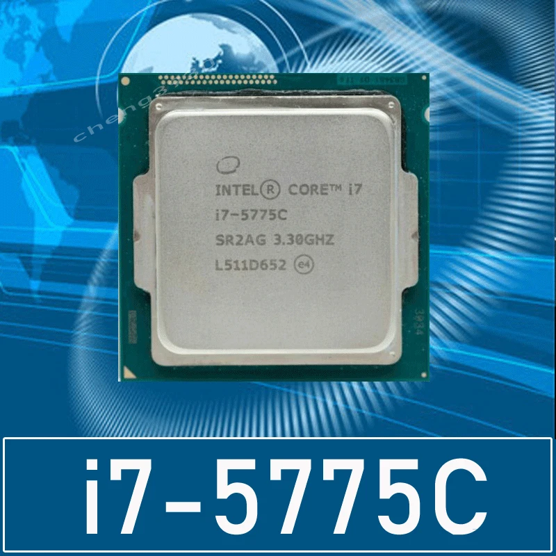 Intel 5th i7-5775c 4-core 8-thread sr2ag 3.30 GHz lga-1150 CPU processor - Image 1 of 1