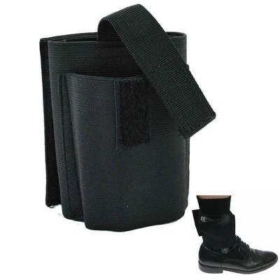 Tactical Concealed Carry Universal Right/Left Ankle Leg Gun Holster Pouch - Image 1 of 4