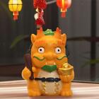 Mini Dragon Statue Chinese New Year Decor Holiday Lunar New Year 2024 Dragon Car