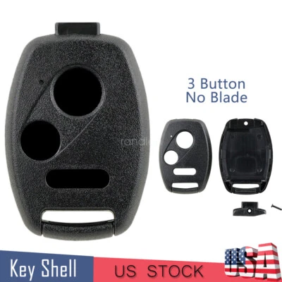 Funda de llave de coche de 3 botones para Honda Insight Odyssey Accord Crosstour mando a distancia carcasa Foto 1 de 4