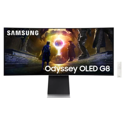 Samsung Odyssey 34" Ultra WQHD OLED Gaming Monitor 175Hz 0.03ms LS34DG850SNXZA - Image 1 of 3
