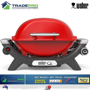 BBQ Weber Q1000 Portable Gas Barbecue Grill Stainless Steel Burner & Hose Baby Q - Picture 1 of 7