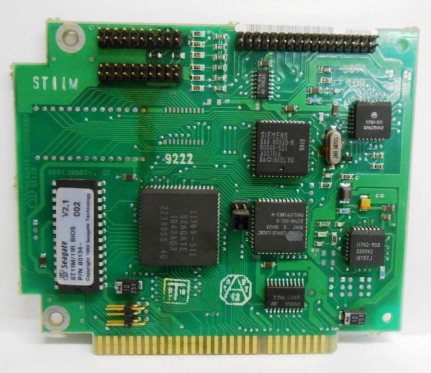 SEAGATE TECHNOLOGIES, PC BOARD, ST11M/11R BIOS - 80134, ISA CONTROLLER CARD - Image 1 of 4