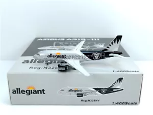 RAIDERS PandaModel Allegiant Airlines para Airbus A319-111 N328NV 1:400 Preconstruido - Imagen 1 de 10