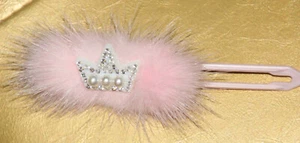 S-3771_Angel Dog_Dog Fur Clip_Hair Bow_Firm Hold_Hair Clip_Dog_Large - Picture 1 of 1