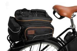 Bicycle Trunk Bag / With Small Drop Out Panniers - Fits all rear Racks! - Picture 1 of 7