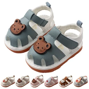 Baby Girls Boys Sandals Infant Summer Beach Shoes Outdoor Casual Slipper Rubber - Picture 1 of 25