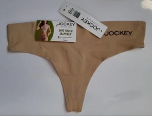 NEW JOCKEY Essentials SOFT TOUCH SEAMFREE Thong Womens Size S 3XL - Picture 1 of 6