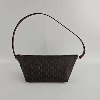 Bolso Bandolera Saint Laurent Le Monogramme $1100 Castaño Lona/Cuero Nuevo Foto 1 de 4