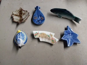Vintage Porcelain Misc Figurine Lot Trinket Japan Nice - Picture 1 of 10