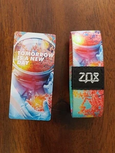 ZOX Silver Strap TOMORROW IS A NEW DAY, Medium, #5948 - Picture 1 of 2