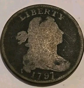 1797  Draped Bust Large Cent Nice Original Brown  - Picture 1 of 6
