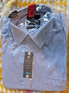 Camicia Marks and Spencers collezione M&S puro cotone non ferro vestibilità regolare a righe - Foto 1 di 10