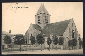 CPA Etrechy, L´Eglise, vue de l'Église 1907 - Picture 1 of 2