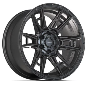 4PLAY Wheel 20x9 6x135 + 6x139.7 GM Chevy RAM 4PS20 Satin Black Wheel (1) - Picture 1 of 5