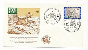 D462059 D415341 Belgium FDC Association of Telecom. Engineers European Community - Picture 1 of 1