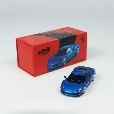 BBR FERRARI 296 GTB Blu Corsa - bbrfer60004 SCALA 1:64 - Immagine 1 di 3